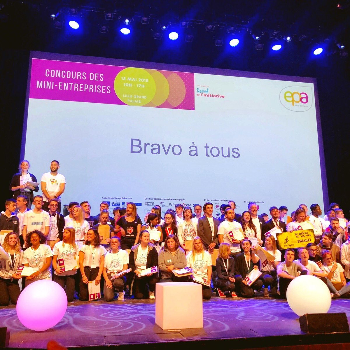 happychicgroup's tweet photo. Fier de participer au Jury @EPA_HDF « concours des mini-entreprises 2018 »
Enthousiasme, créativité, envie ! 
La jeunesse à de l’avenir ! 
Retrouvez les lauréats sur ▶️ https://t.co/OJV3hjsZx1 https://t.co/6lqzbdYRzH