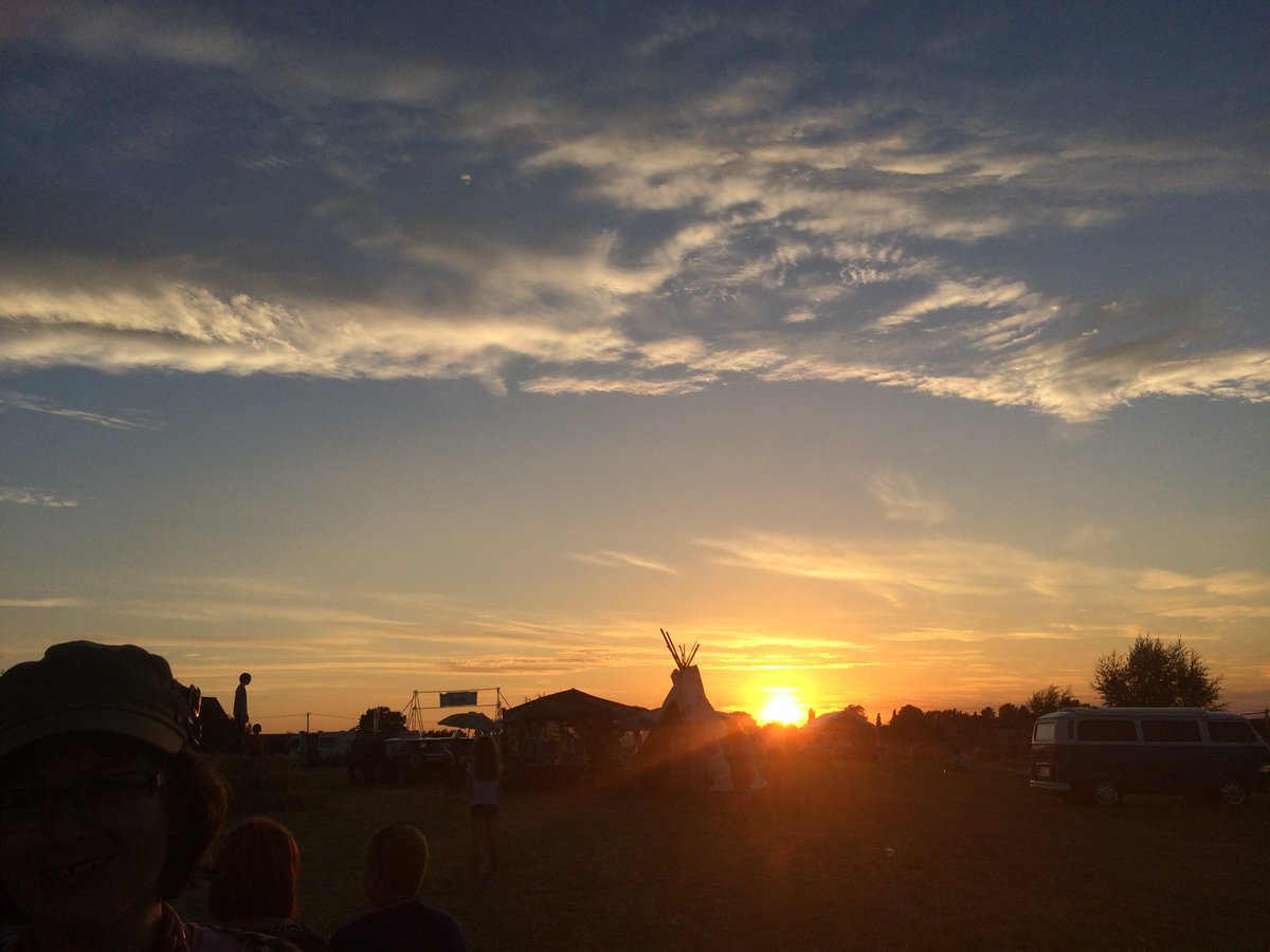 Breathe in. Look at this beautiful sunset over WrabFest (our site overlooks the Stour Estuary - Site of Special Scientific Interest) Aaaaaaand exhale.... #MentalHealthAwarenessWeek2018 #wellness #SSSI #sunset