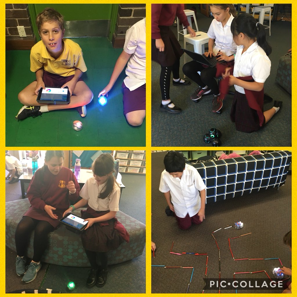 CroydonPS's tweet photo. Year 6 experimenting with our various robots. https://t.co/suulmLIRXp