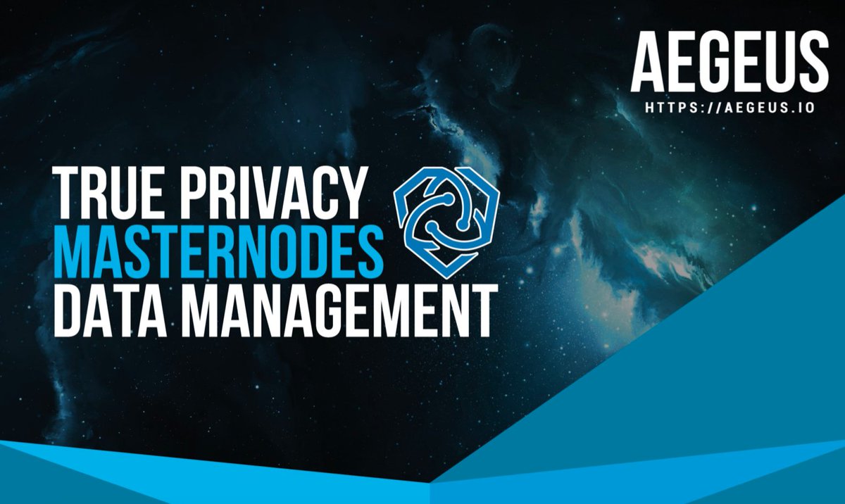 Crypto_Tra_Efec's tweet photo. Aegeus @Aegeus_Coin proposes in the near future, to integrate powerful IPFS data storage and distribution  blockchain features suitable for both private and business users, in order to safeguard their data and prevent data breaches. #Masternodes #Masternodes #ihaveabag https://t.co/Z19yMlfxal