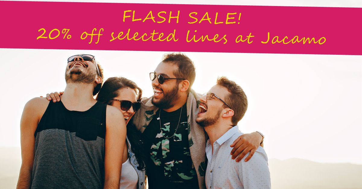 MyDiscountShop1's tweet photo. 1 DAY ONLY! 20% off selected lines and free delivery at Jacamo men’s fashion. Get yourself to https://t.co/UUqwwIs33D #Mensfashion #discount #discountcode #FlashSale #summer https://t.co/BxgSjHrSOI