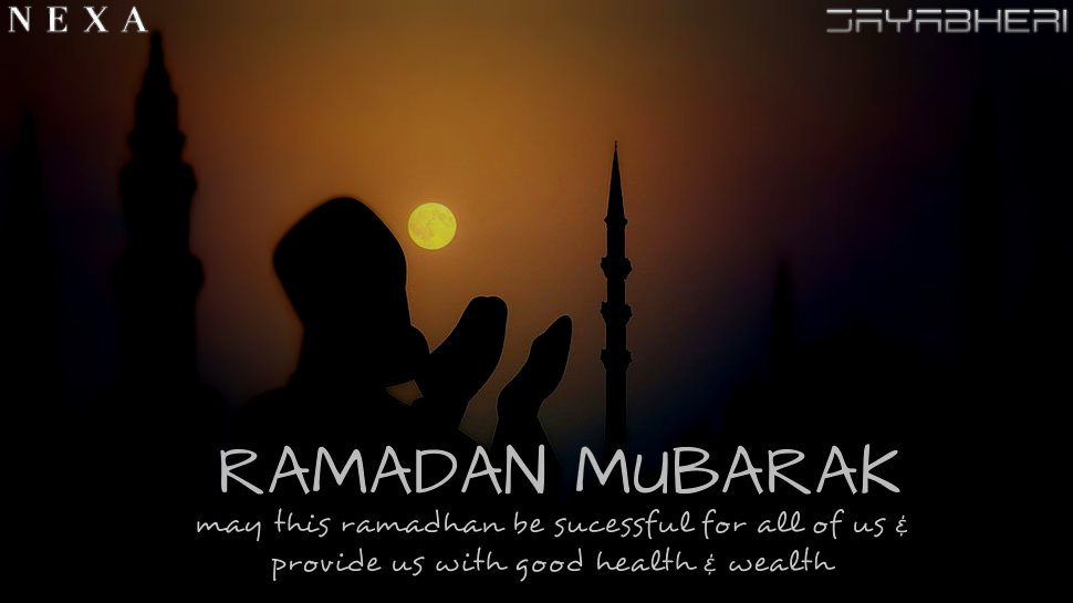 _jayabherinexa_'s tweet photo. Ramadan Mubarak to all from Jayabheri Nexa family 😁 https://t.co/MsIs6jXnRE