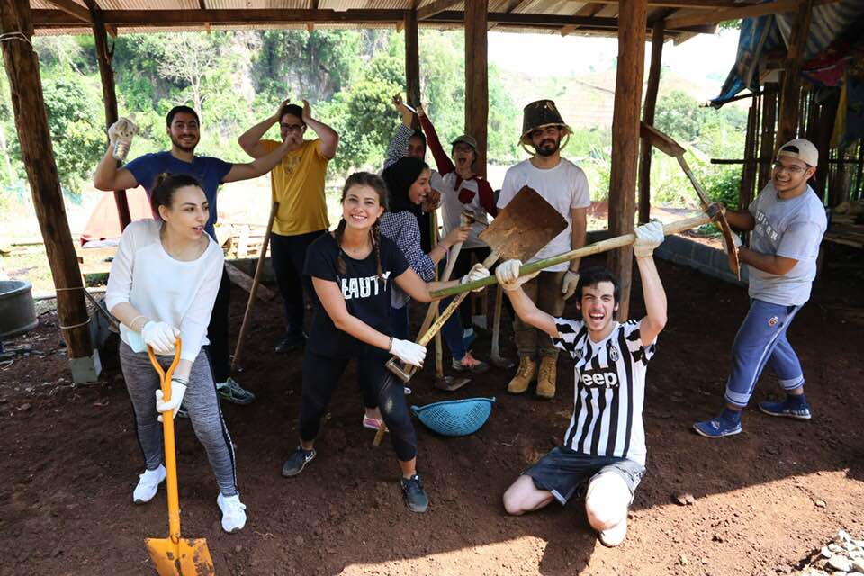 TAMUQ's tweet photo. Some Aggie engineers are currently spending their summer volunteering in Thailand as part of the Aggie Service-Learning Program. Whoop! https://t.co/Sn25Q2jWBL