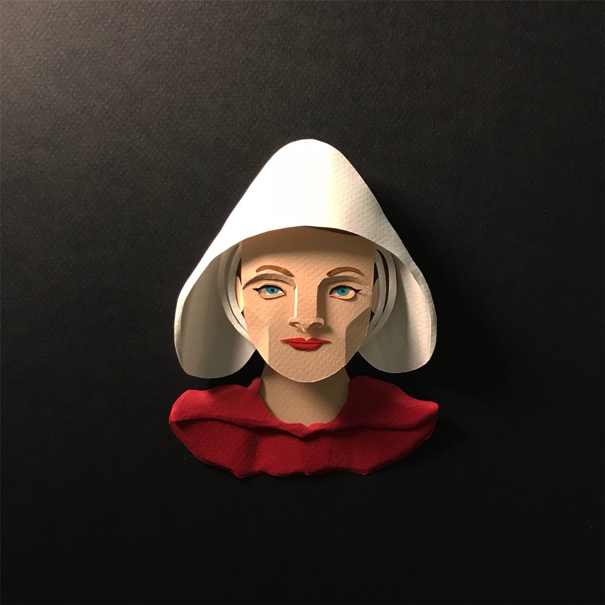 EQPaperArt's tweet photo. “Nolite te bastardes carborundorum”

#thehandmaidstale #novel #margaretatwood #dystopianfuture #tvseries #drama #brucemiller #elisabethmoss #june #offred #gilead #hulu #paper #art #illustration #handmade #sculpture #paperart #cut #cutout #portrait #portraits #craft #eqpaperart https://t.co/ndB0cze988