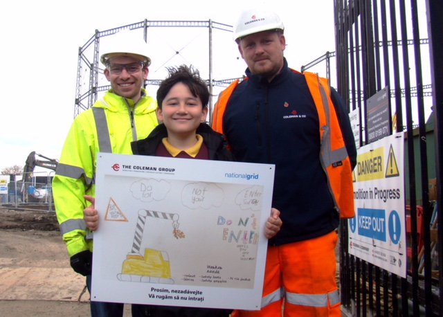 #Liverpool schoolboy helps spread #safety message at Wavertree site: bit.ly/2rOX1OJ

Works are being undertaken by <a href="/ColemanGroup_UK/">Colemans</a> on behalf of <a href="/nationalgriduk/">National Grid UK</a> and are expected to be completed later this year.
#demolition #engineering