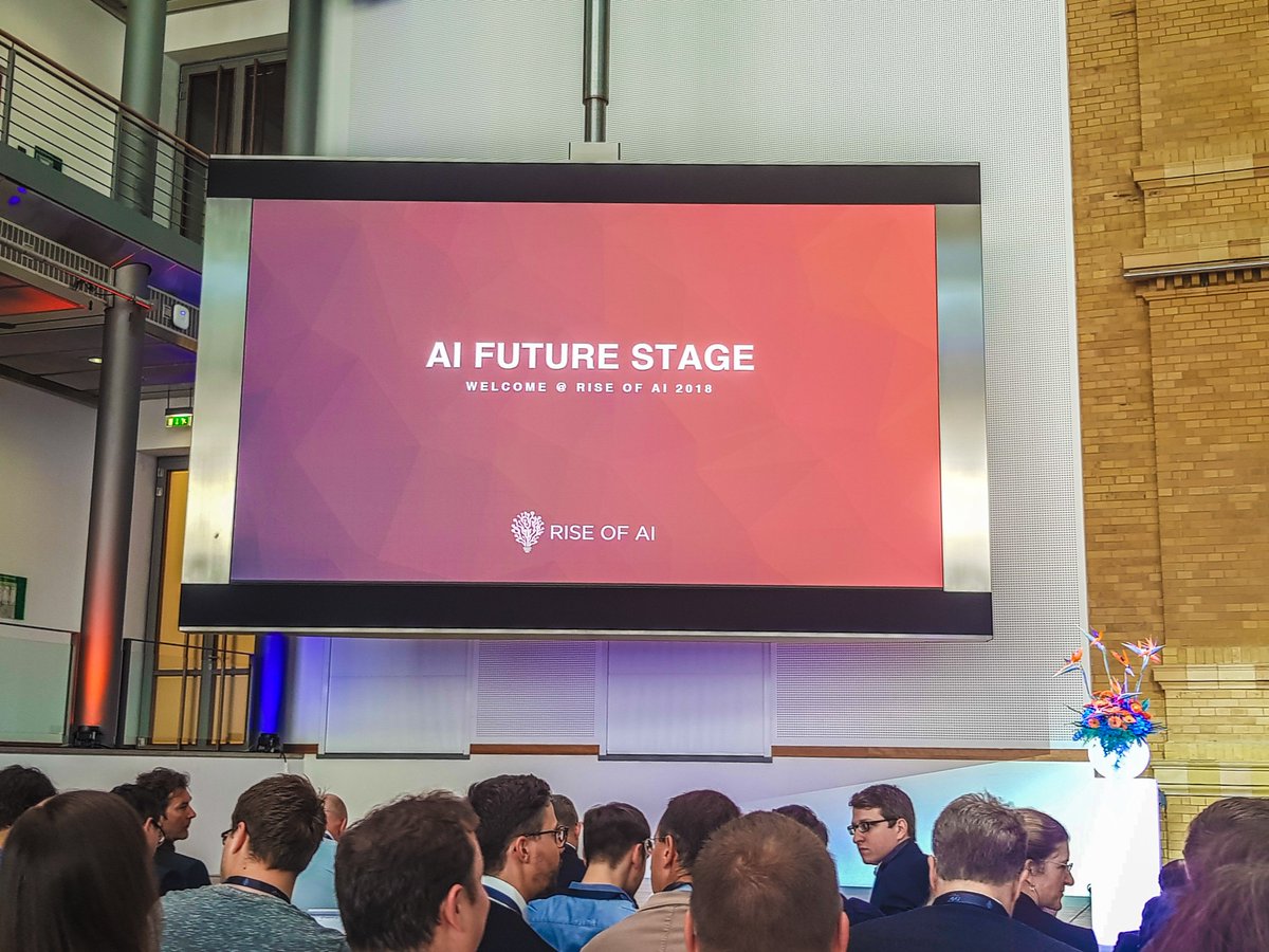 Neuro_SYS's tweet photo. We're excited to learn and discuss one of our most beloved tech topics - #ArtificialIntelligence @Riseof_AI  today. 
 
#riseofai #machinelearning #robots #innovation #technology #deeplearning #automation #Berlin https://t.co/kixiEwQX9s