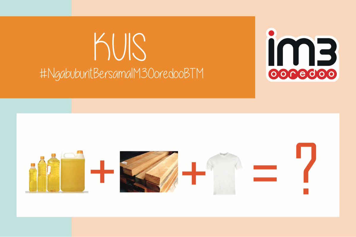 Kuis DAY 1 ! Yuk ajak serta teman kamu dan jangan lupa sertakan hastag #NgabuburitBersamaIM3OoredooBTM kuis ini akan diadakan setiap hari selama Ramadhan loh ^^