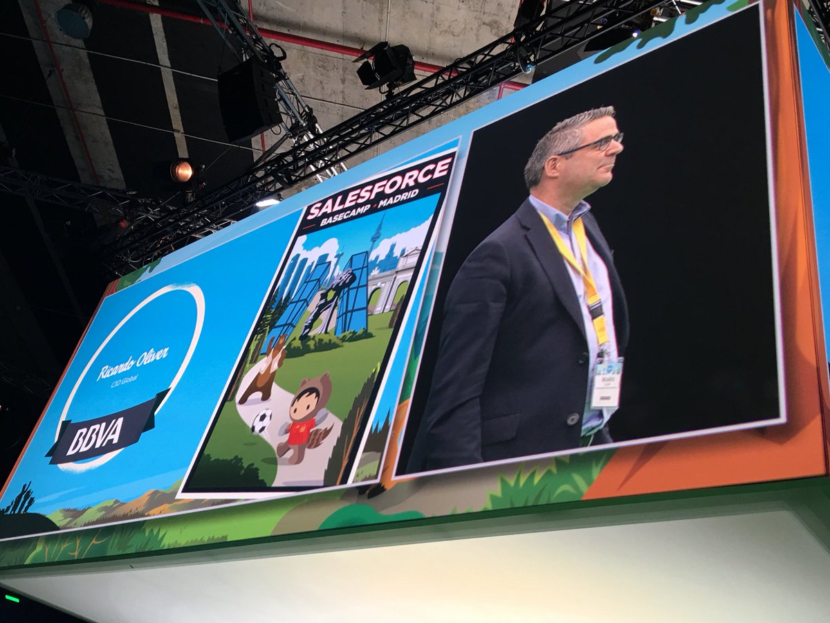 TortrasAlex's tweet image. BBVA en  #SalesforceMAD
