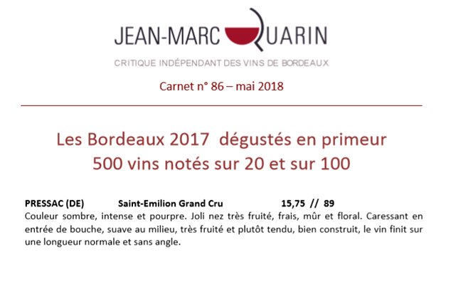 Jean-François Quenin (@chateaupressac) on Twitter photo 