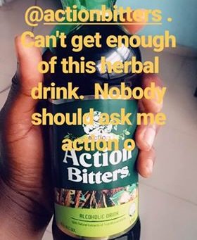 ActionBitters's tweet photo. Shout out to all #ActionMen and #ActionBabes out there. An #ActionBabe sent a shout out to me and I'm loving it. Who's next? #FanSubmissions #UndisputedBitters #TastedAndTrusted #100PercentHerbs #0PercentSugar #ActionBitters https://t.co/kZki5sT2tV