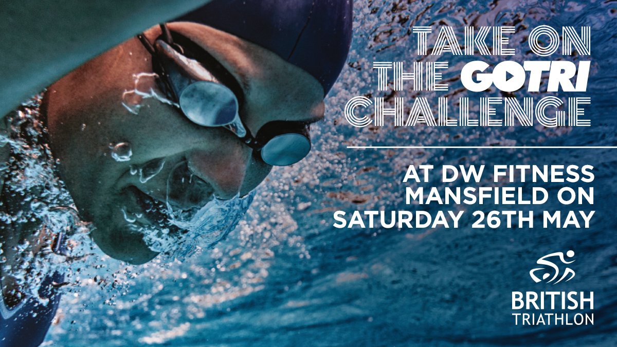 Start the bank holiday off with some exercise @DWFitnessFirst Mansfield. FREE indoor Triathlon for members and non members gotri.org/events/id/9913/ 26th May between 11-1pm @yourgotri