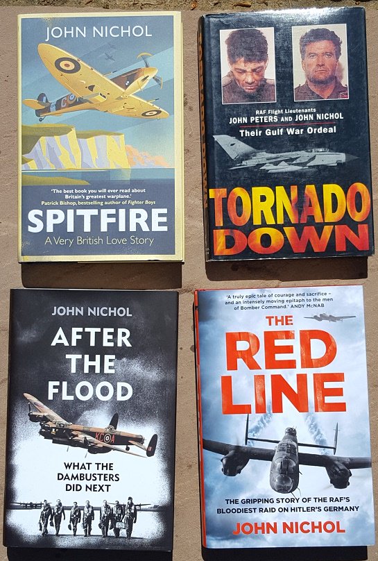 JohnNicholRAF's tweet image. RT for a chance to win this MEGA prize:
My new book, SPITFIRE: A Very British Love Story is out now! amazon.co.uk/Spitfire-Very-… &quot;The best Spitfire book you will ever read&quot;
Prize:
Signed HARDBACKs of:
Spitfire, Tornado Down (my old copy!), Dambusters: After The Flood &amp;amp; The Red Line