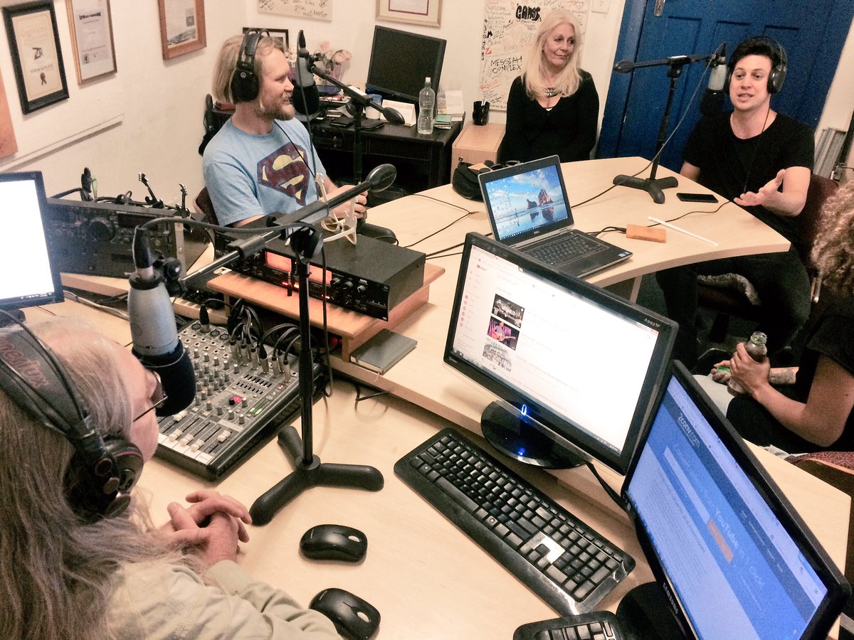 BabeC_M's tweet photo. Our guest on #Thebreakfastzone this morning are the #FrontRowmusic please join us now @zoneradiocpt  @vickushorne https://t.co/1gi3gNerQU
