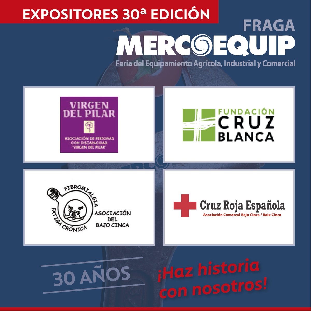 FragaAyto's tweet photo. #Mercoequip2018 contará con la participación de unos 100 expositores ¿sabes cuáles son? #FeriasFraga https://t.co/GBTTvobZSK
