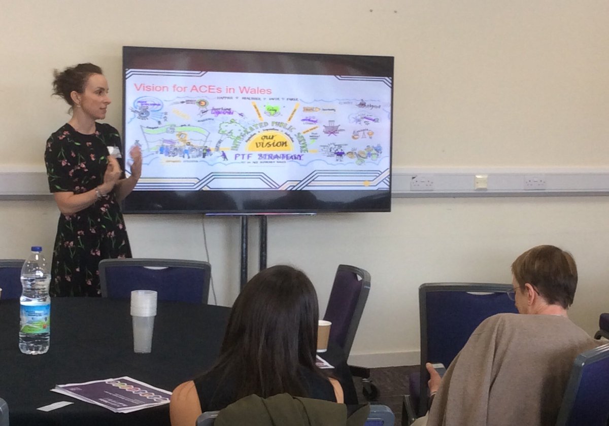 hg_wales's tweet photo. Charlotte from @acehubwales explains the Vision for ACEs in Wales at collaborative workshop w/ @futuregencymru #BetterTomorrow #AMoreEqualWales #Learning18 https://t.co/nBWMcrOT1b