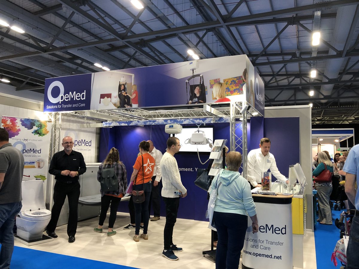 UnitedCareUK's tweet photo. We are so pleased to be here today at #kidztoadultz south! Come and find us on stand F8 to speak to our product specialists and experience a live product demonstration #ceilinghoist #assistedbath #heretohelp https://t.co/95brOzIisp