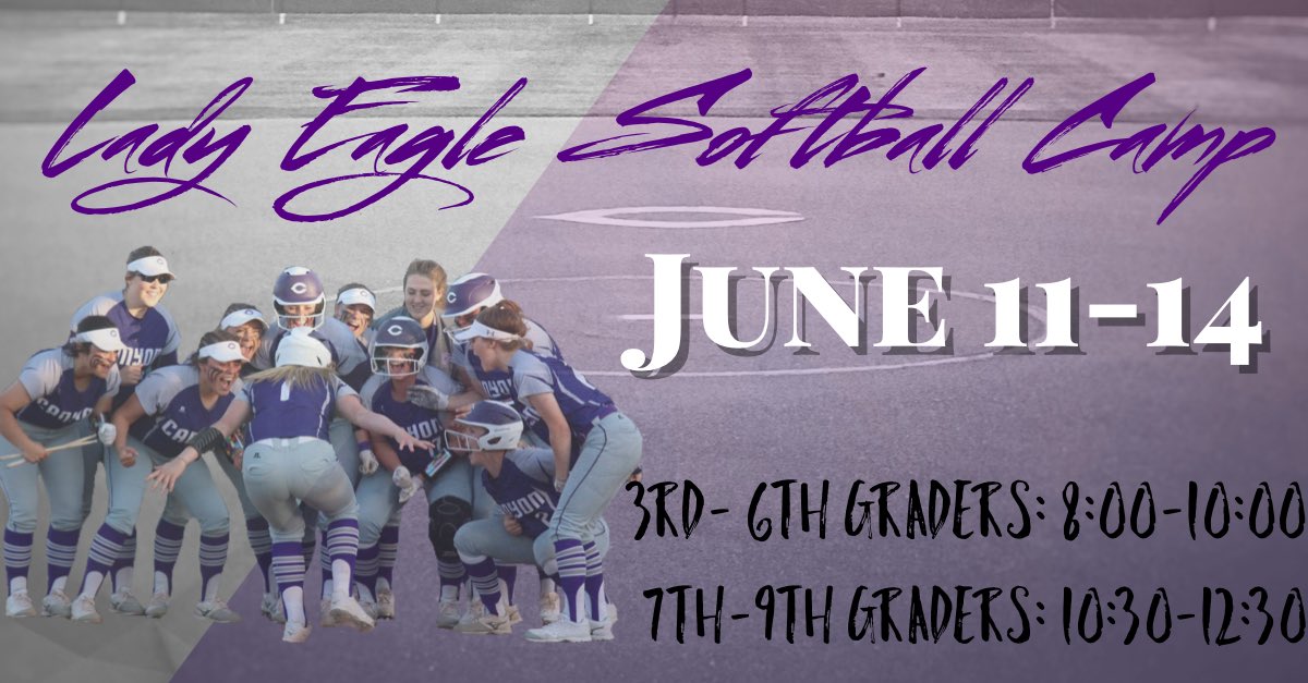 CHSLadyEagleSB's tweet photo. Don't forget to sign up for camp! https://t.co/GN0U3MzL7Z