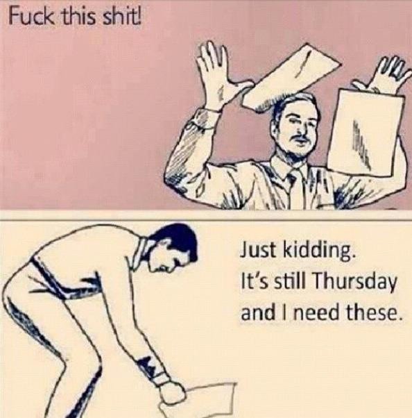 alicia_madden12's tweet photo. Is it the weekend yet? #Thursday #ThursdayProblems #Work #medicalassistant #FridayJr #WaitingForTheWeekend #WorkFlow #ThursdayThoughts https://t.co/51kL4fYbWE