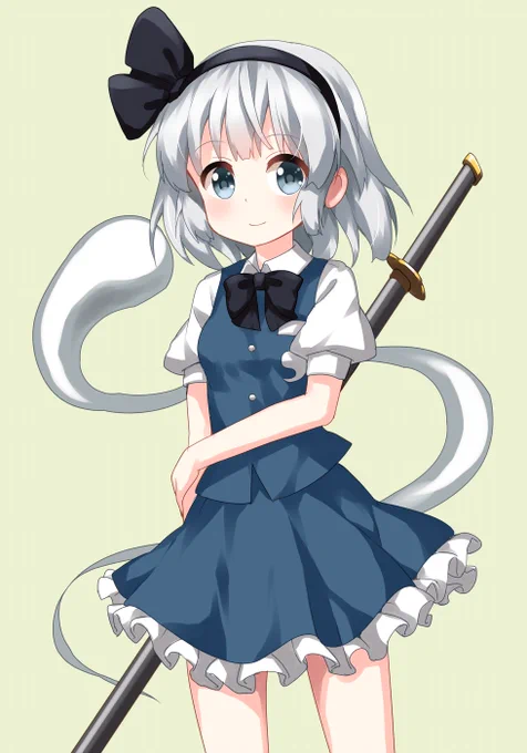 #深夜の真剣お絵描き60分一本勝負 魂魄妖夢 