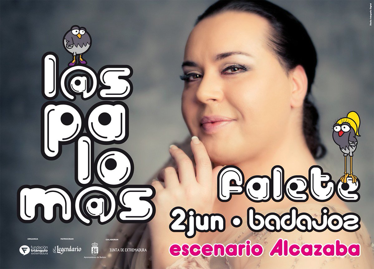 palomosbadajoz's tweet photo. Si hay una persona a la que 'L@s Palom@s' de Badajoz siempre tendremos en nuestro corazón, esa es Falete, que nos acompañó en nuestro primer año en la Plaza Alta. ¡Y en estos #Palomos2018 vuelve a regalarnos su arte y talento sobre el escenario de la Alcazaba el 2 de junio! https://t.co/9TBEqWDtyE