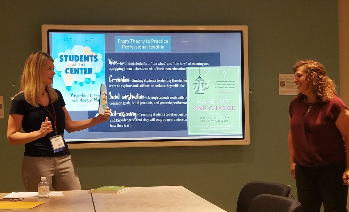 Awesome conversation around infusing tech instruction with <a href="/sshainfeld/">Samuel Shainfeld</a> and <a href="/aalmekinder/">Annie Almekinder</a> Great resources and ideas! #MissionEmpowerWFL