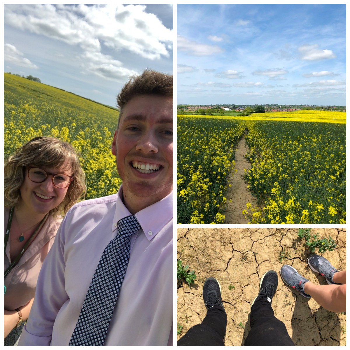 LBattisonBWB's tweet photo. Trainers on and off we go! Getting some fresh air and enjoying a walk in the sunshine today at our @bwbconsulting Market Harborough office for #MentalHealthAwarenessWeek @TimetoChange #FeelingGood #sunshine #exercise #countrylife https://t.co/9bSQvAyrxk