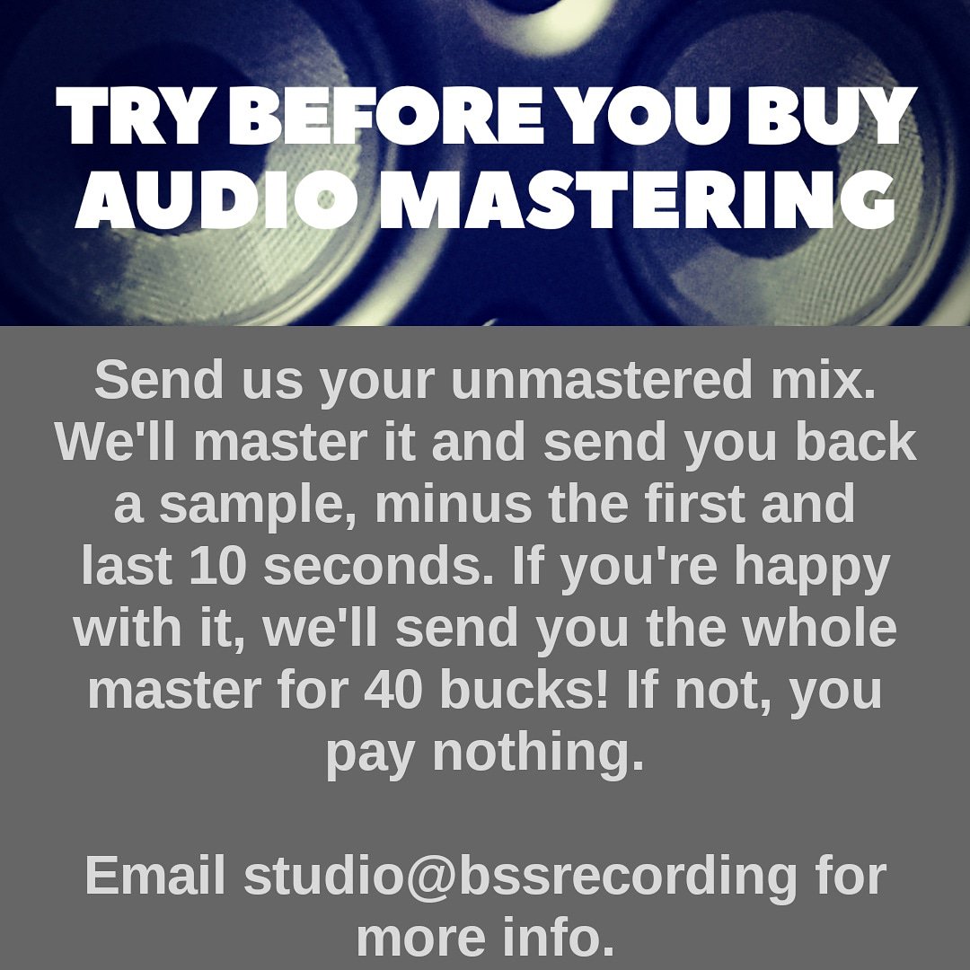 BSS_Recording's tweet image. #audio #proaudio #mastering #audiomastering