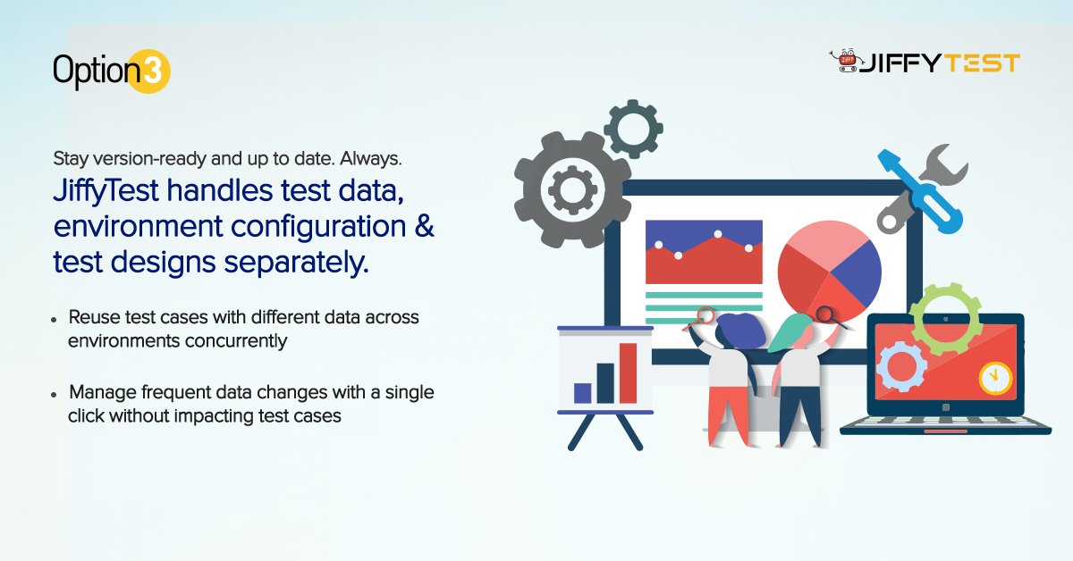 Jiffy_TEST's tweet photo. Find out how intelligent test automation reuse test cases with different environment configuration and test designs separately.
#IntelligentTestAutomation #JiffyTest #ContinuousTestingAutomation #AutomationTesting
Run JiffyTEST today: https://t.co/zXE47FKLQA https://t.co/E7jHshCopN