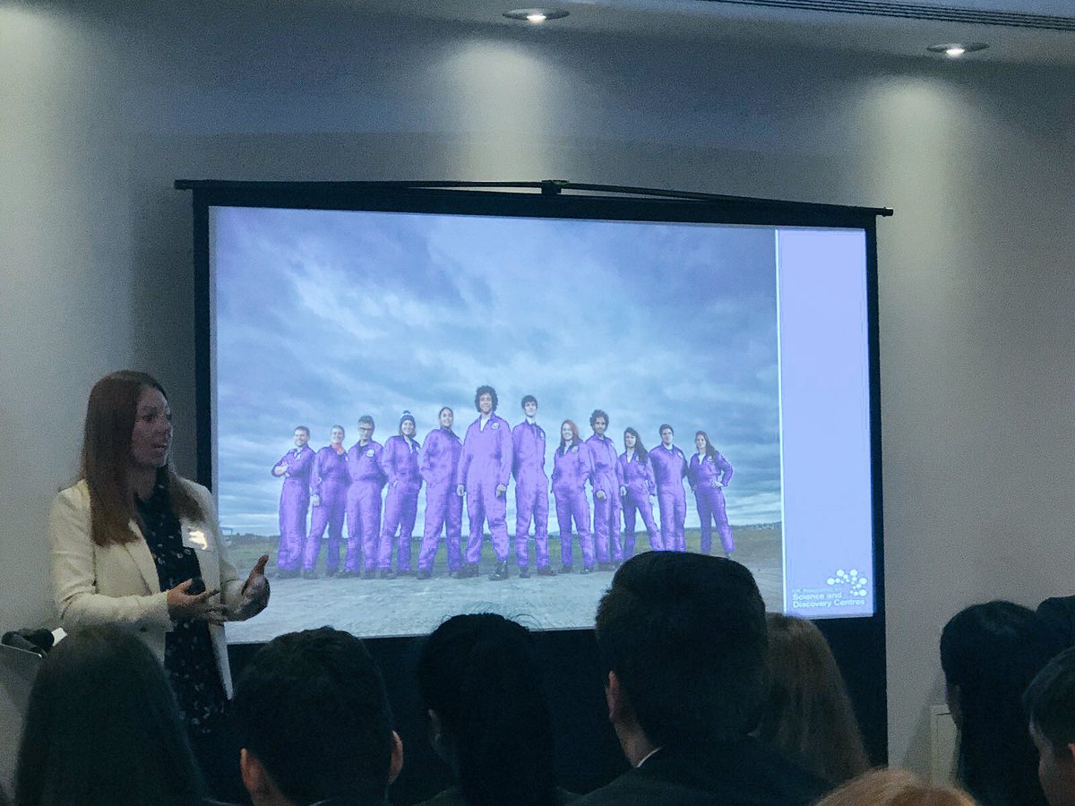 allaboutfutures's tweet photo. All About STEM at The Business of Science Conference:
Inspirational discussion from one of our @STEMAmbassadors (and future astronaut) Dr Jackie Bell.
The students are in awe of her journey!
@sciencesummedup
@MCSTEMHub @STEMLearningUK
@BusOfSciConf #BoSC18 https://t.co/gT4qRuVvoo