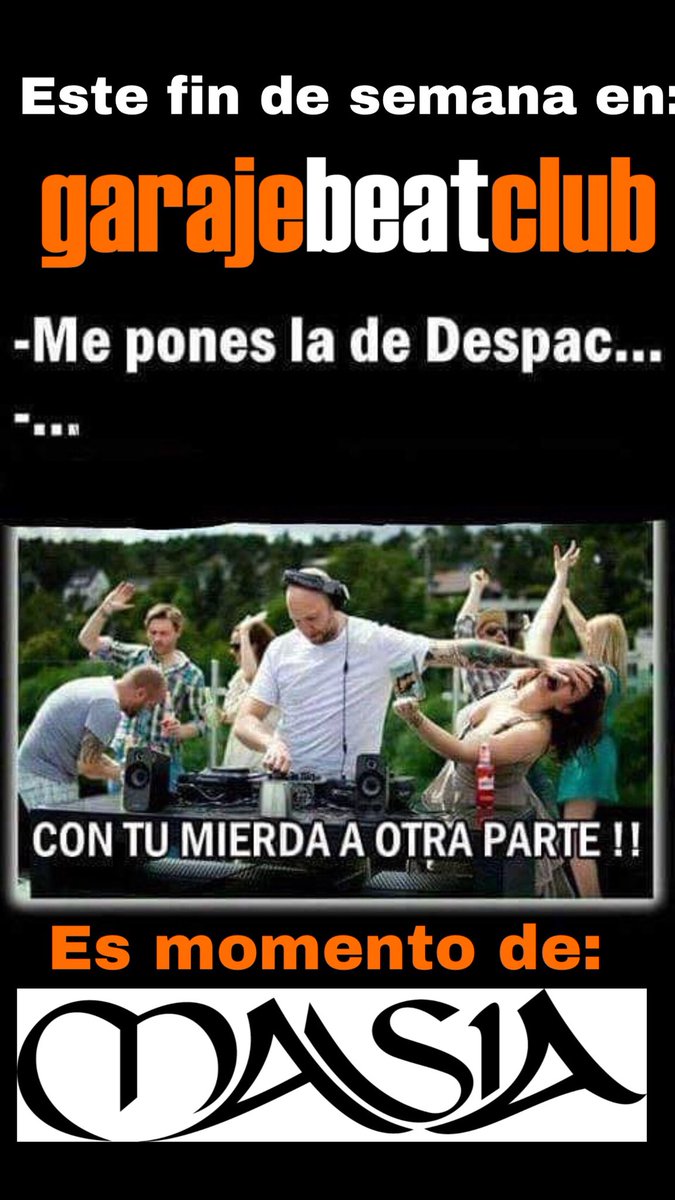 JumpStyleArea's tweet image. ¿Algo que añadir? En MURCIA Capital este sábado MASIA.