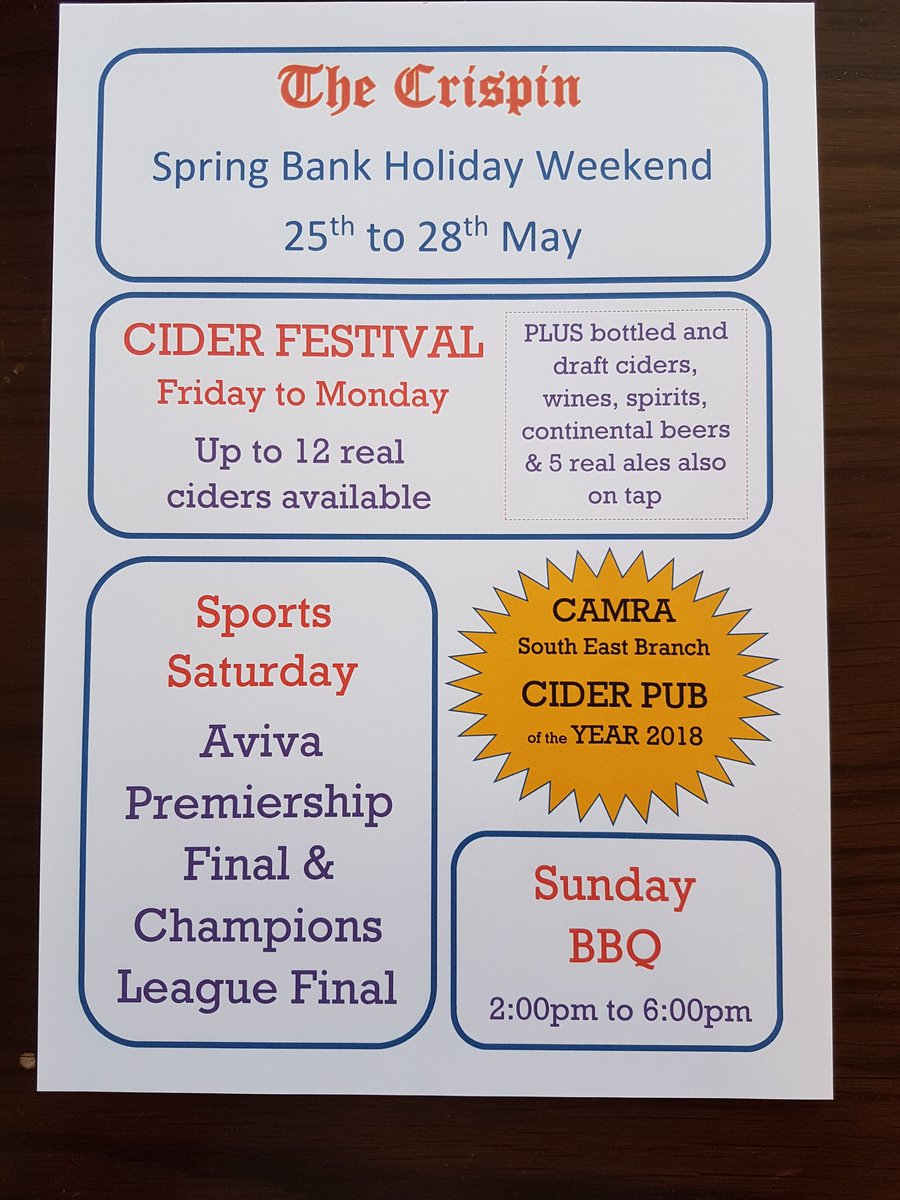 The Crispin Pub tweet media