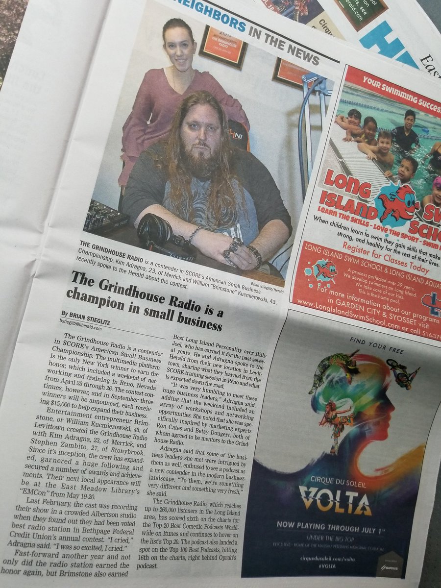 entrancetohell's tweet photo. Hot off the press... another nice article on @TheRealGHRadio from @bstiegz at the #LIHerald. It's nice to get love at home from #LongIsland... I did notice a slight error - old numbers were used for our #LI listenership; it's actually now between 600k - 620k LI listeners weekly! https://t.co/Ufegc6lfMH