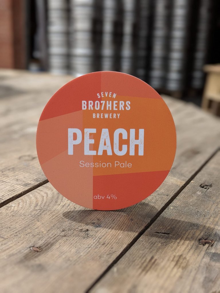 SEVENBRO7HERS's tweet image. 2nd beer launch of the week! Peachy! 🍑. Limited edition #peach #sessionpaleale available in cask from today #craftbeer #caskbeer #sevenbro7hers