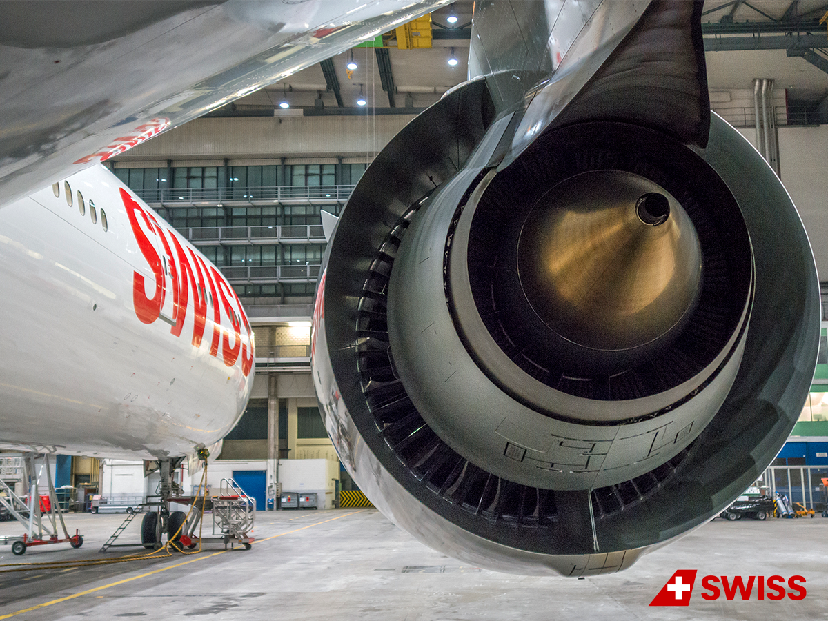 FlySWISS's tweet photo. Tonight, our lucky winners will be able to attend the SWISS Maintenance Tour! Follow us on Instagram and stay tuned for our behind the scenes from the hangar. ✈ https://t.co/Dp4l3PeteR