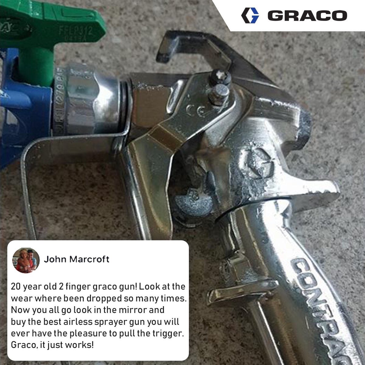 sprayfinish_SFS's tweet photo. Posts like this are what make us proud to be a Graco stockist - get over to our website for the latest deals on all Graco spray guns! @GracoPaintSpray @GracoContractor #GracoGun #Sprayfinishing #Spraygun https://t.co/yqhyBjEzL2