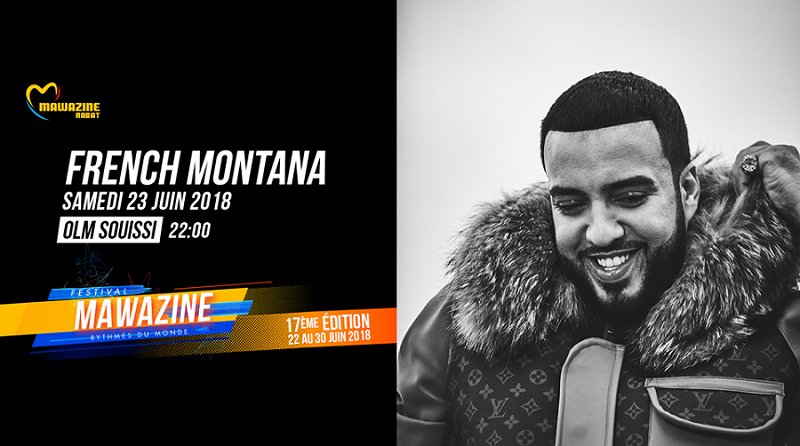 La superstar  #FrenchMontana,  se produira pour la première fois sur la scène de l’OLM-Souissi le Samedi 23 juin pour de la 17e édition du Festival Mawazin 🔥🔥

#MAWAZINE

EN SAVOIR PLUS👉👉bit.ly/2KvTa0N