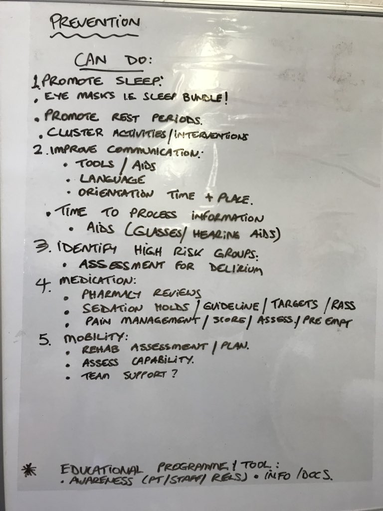 Brilliant day with our quality improvement leads #icudelirium lots to do but lots we can change for the benefit of patients and staff #upforachallenge <a href="/BTHCrCU/">BTH CrCU</a> <a href="/CritcareLTHTR/">Critical Care LTHTR</a> <a href="/ELHTCritCare/">ELHT Critical Care</a> <a href="/UHMBT/">MorecambeBayNHSTrust</a>