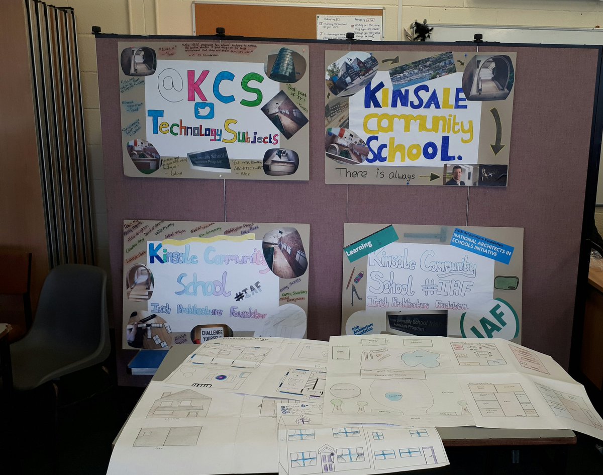 Good to see students work being highlighted here at out Display Day at <a href="/KinsaleComSch/">Kinsale Community School</a> 
<a href="/KinsaleTY/">KCS Transition Year</a> students heading to Waterford tomorrow for <a href="/IAFarchitecture/">Irish Architecture Foundation</a> Festival of Architecture with <a href="/NASI_Ireland/">NASI_Ireland</a>
#creativity #molfeasa #teachingandlearning