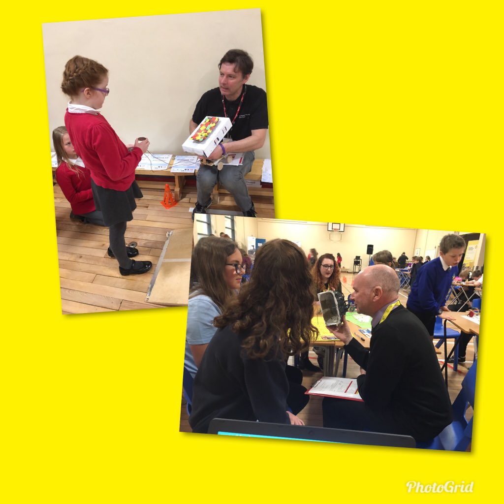 Judging going excellently... What have you created? How? What went right? What went wrong? How can we improve? Expanding the imaginations of the future engineers and they're all very fascinated 👏🏼😍☀️ <a href="/WebstersHigh/">WebstersHigh</a> <a href="/primaryengineer/">Primary Engineer</a> @Technology_WHS #STEM #FutureEngineers ☀️