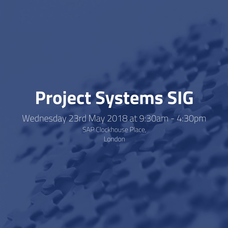 SAPUserGroup's tweet image. Next Wednesday, we&apos;re holding a Project Systems SIG, providing an insight into the latest plans from the #SAP PPM developers encompassing #ProjectSystem, as well as talks from SAP experts and open discussions. 

Find out more and book your place: bit.ly/2KkL236