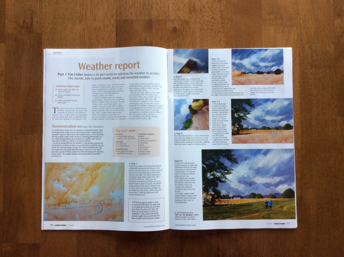 TheOldHouseArt's tweet photo. Another fabulous article by @timfisherartist in Leisure Painter June issue Tim will be doing a #acrylics workshop here in September see https://t.co/2avHunNrqR for details
@TheArtistandLP @artpublishing @DerbyshireOArts @artsbeat @artsderbyshire @PDArtisans @derbyshireprom1 https://t.co/EgsiPEcco5