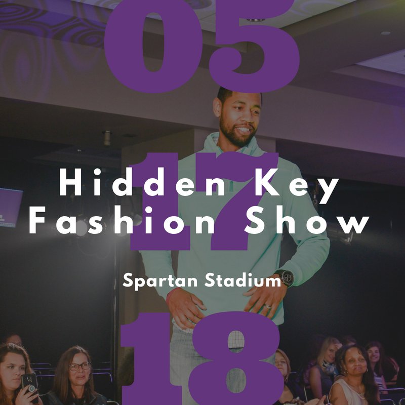 Showtime is here! Come see the latest trends from: <a href="/TJMaxx/">TJ Maxx</a>, <a href="/WHBM/">WHBM</a>, @EastLansingThreads, @Kositcheks, and more. At this year's 8th Annual Hidden Key Fashion Show where #Community Leaders, former and current <a href="/MSU_Athletics/">Michigan State Athletics</a> will come together to raise money to fight #Cancer.