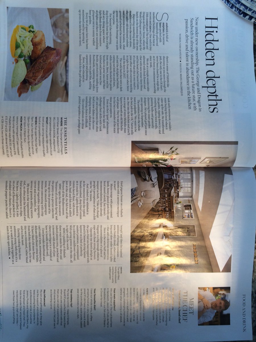 chefdannybuckle's tweet photo. Kent life magazine @MarcAckland @GandDchefs @superchef1990 well done boys we did it!! Much love #Kent #kentlife #kentfda #Chef @AAHospitality @MichelinGuideUK https://t.co/sfEDIBhEGa