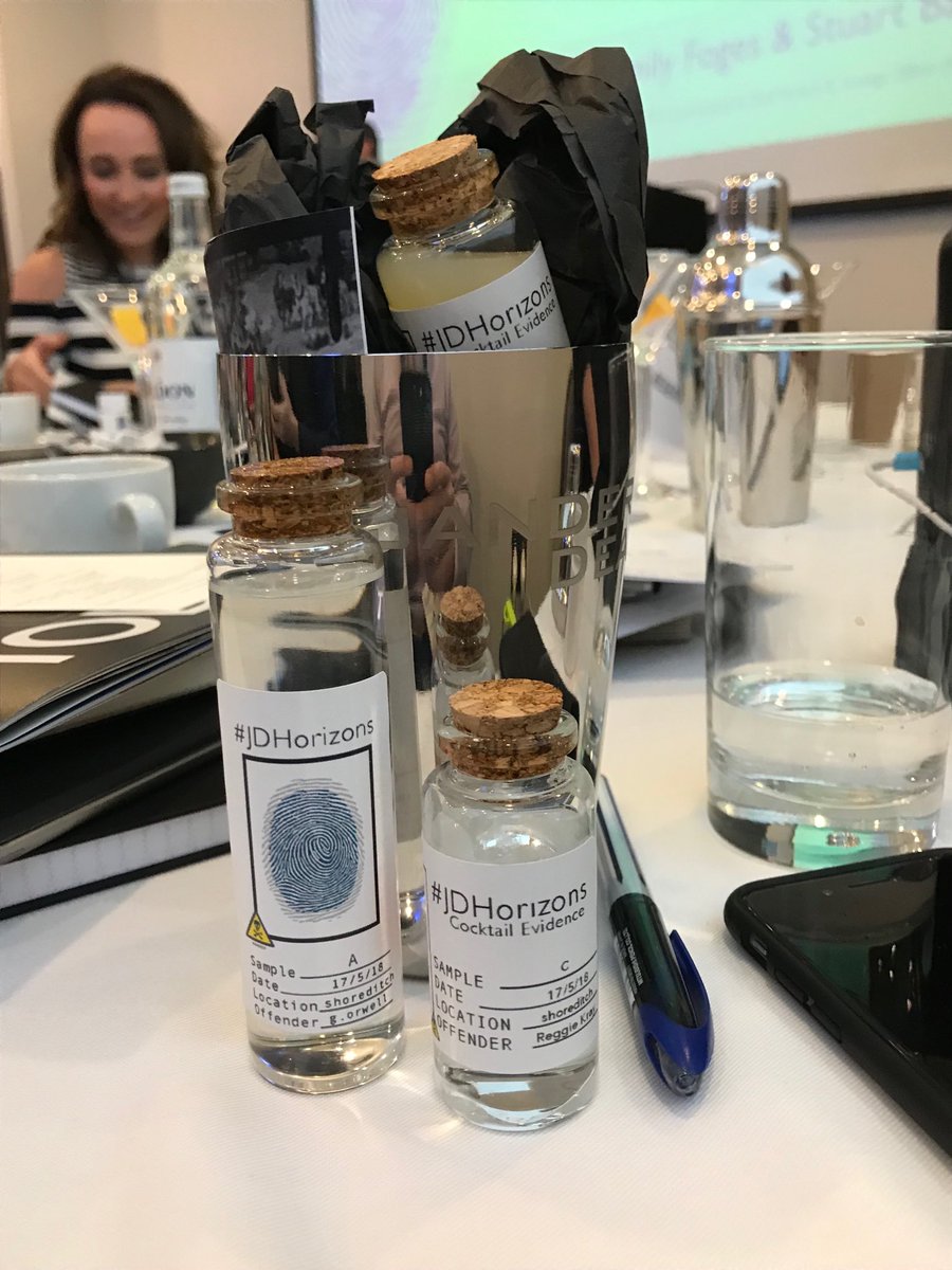 #JDHorizons breakfast cocktail after an amazing opening session