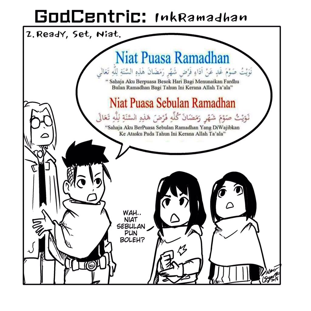 Inkramadan1439 #ramadhancomics #trilog #comicoreclub #sucomi #buasirotakthekomik #matkomik #KomikMalaysia #KomikDakwah #DaieKreatifVenture #dkv #AlternatifHiburanAkhirZaman #GodCentric
