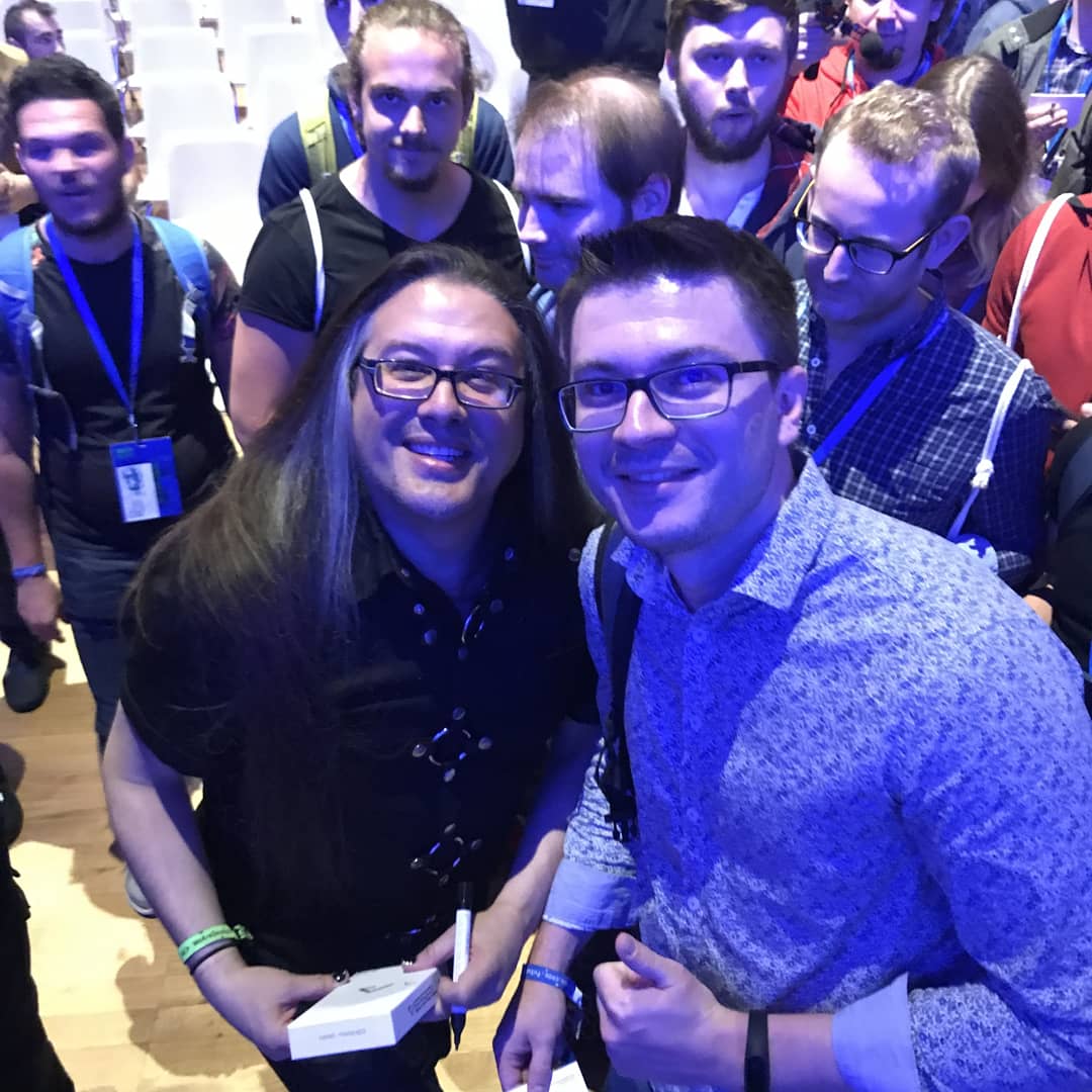 artdaw's tweet image. Awesome John Romero @theromero. Thank you for bright childhood with Doom, Quake and Wolfenstein @WeAreDevs #wearedevs18 #wearedevs  @ Austria Center Vienna