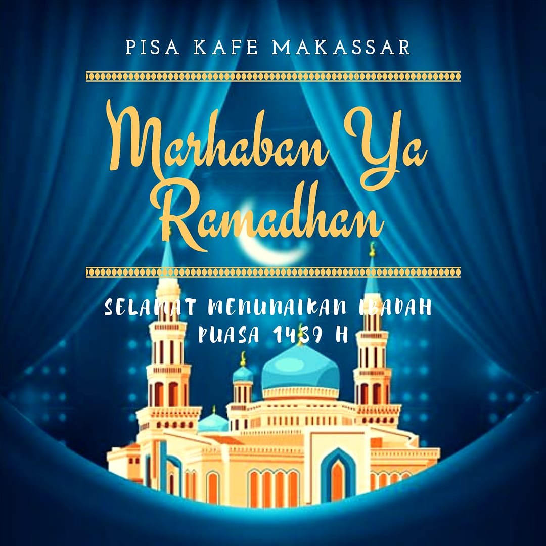 MARHABAN YA RAMADHAN
.
▶khusus di bulan ramadhan.
.
📣Minggu - Kamis :
⏰11:00 pagi - 24:00 Malam.
📣Jumat - Sabtu :
⏰11:00 pagi - 01:00 Malam

Selamat datang bulan Ramadhan...
#pisakafemakassar 
#ramadhan  #marhabanyaramadhan