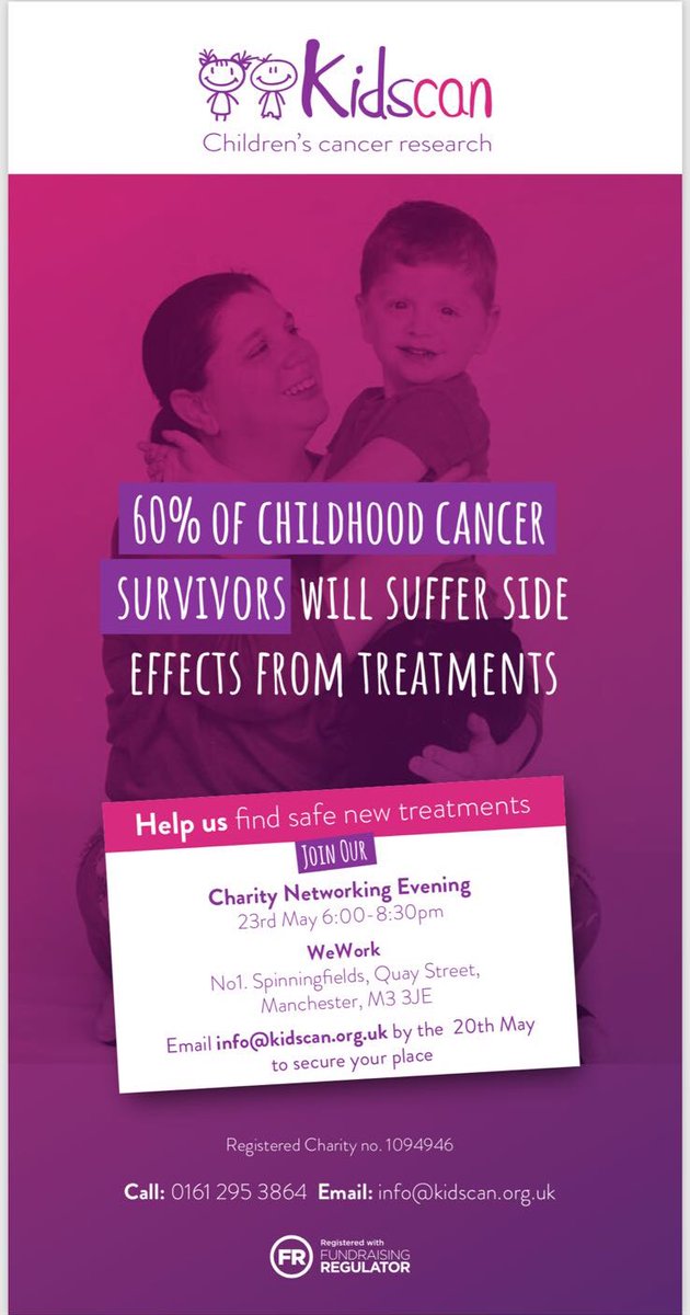 Please help support this great cause that I’m helping raise awareness as #ambassador for. 

#charity #kidscan #cancer <a href="/Kidscan_UK/">Kidscan</a>
