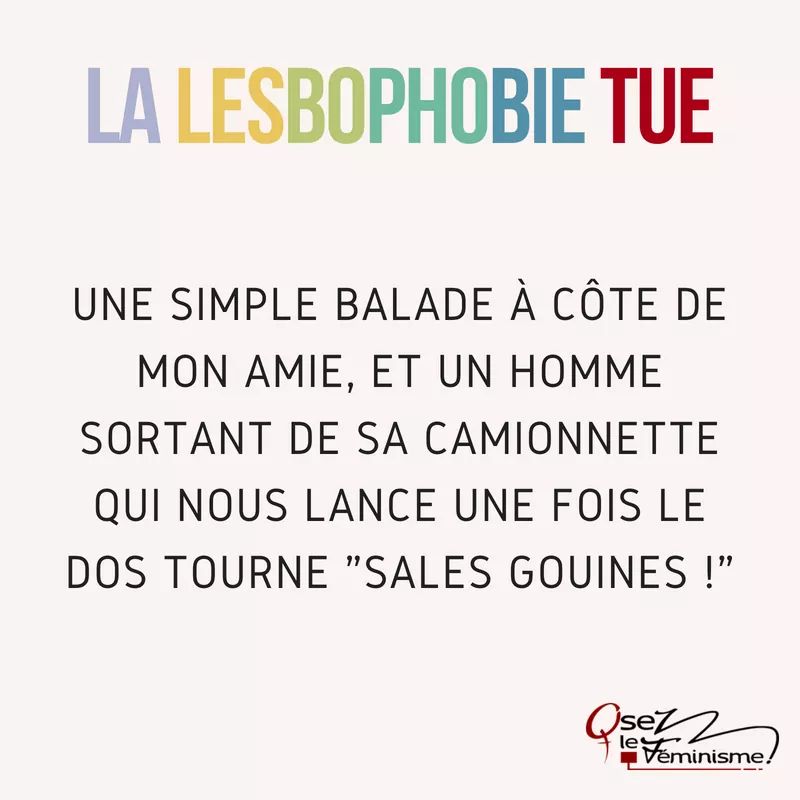 osezlefeminisme's tweet photo. Toujours des remarques, des "blagues", des insultes dès que deux #femmes se promènent ensemble dans la rue. Besoin urgent de déconstruire les #préjugés qui pèsent sur nos #sexualités pour stopper cette vision #phallocrate et misogyne des rapports. #OùEstlÉgalité @EducationFrance https://t.co/mLhttTezxv