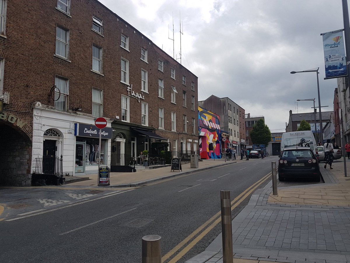 mariaflan's tweet photo. Just look what it does to the street! (New @MaserArt work in Limerick) #TLCxMASER https://t.co/ekN5Y2EDhy